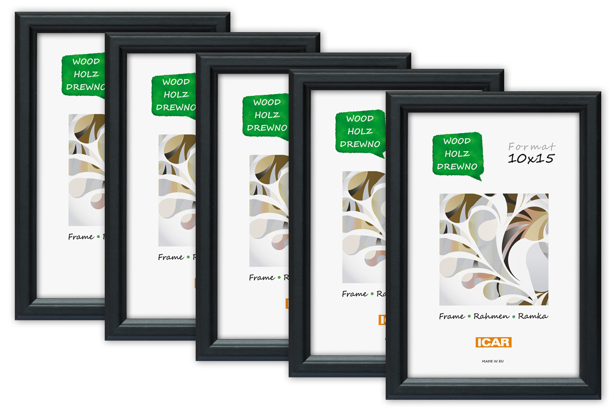 DRWA PAK 2 Fotorahmen schwarz